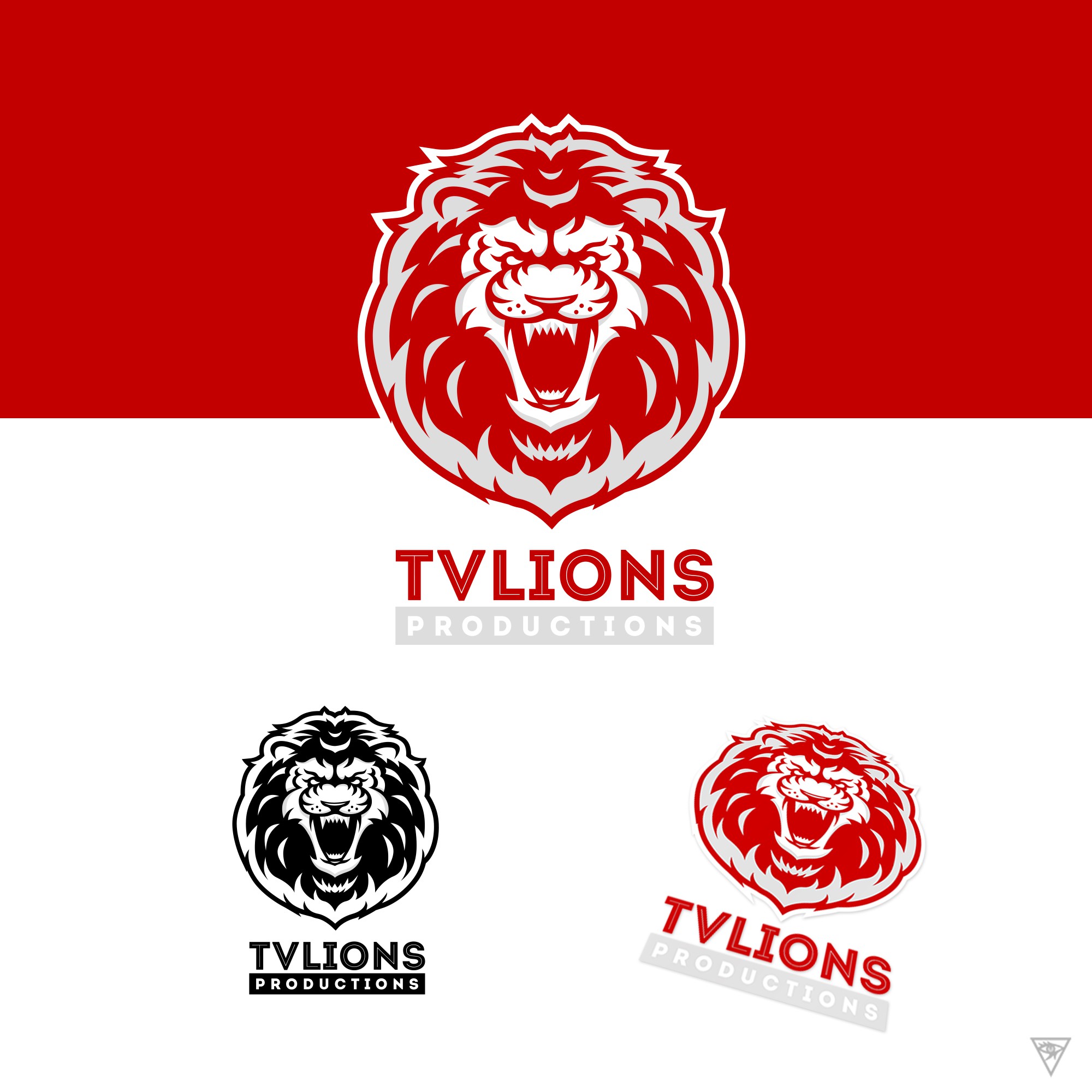 Moderne LION zoekt logo voor TVLions Productions