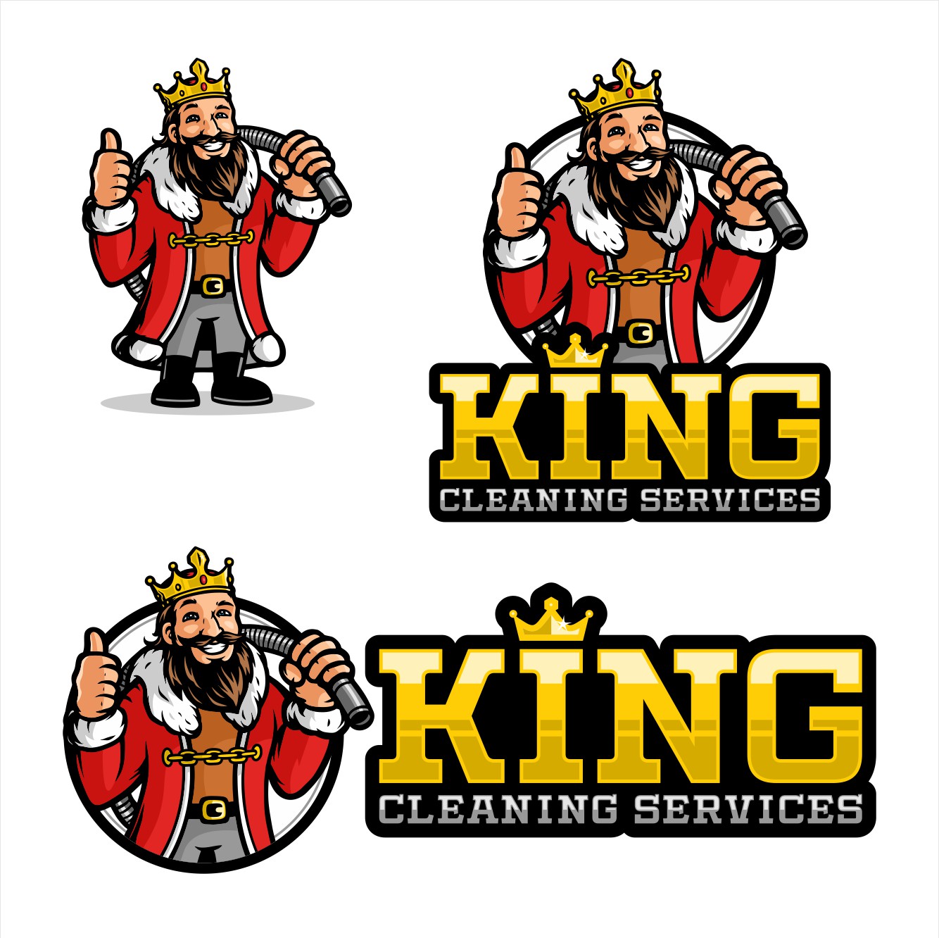 Cartoon Cleaning Services Logos Free Cartoon Cleaning Services Logo