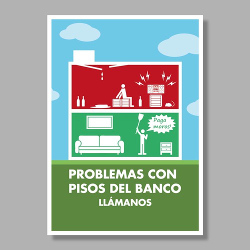 Diseño de Flyer Publicitario para Administración de Fincas concurso