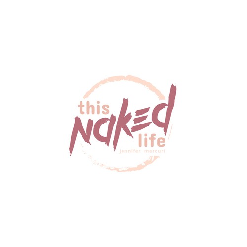 Design My Naked Life Well Not My Life But My Naked Blog Clothing Optional Logo Design