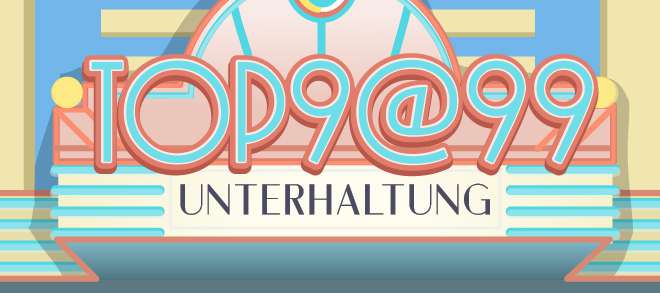 Top 9 99 im August I Unterhaltungsdesign 99designs