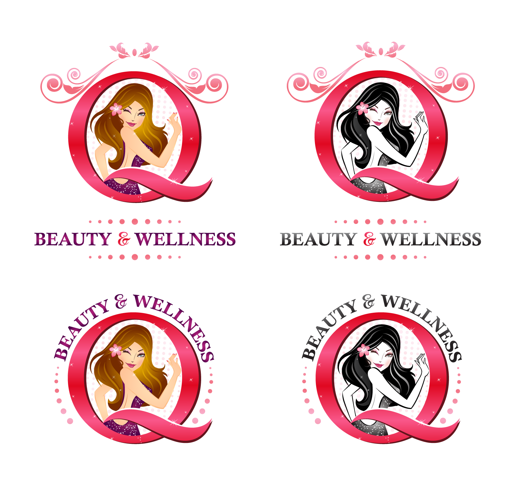 Black Hair Salon Logos - Free Black Hair Salon Logo Ideas, Design