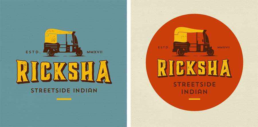 ricksha logo design