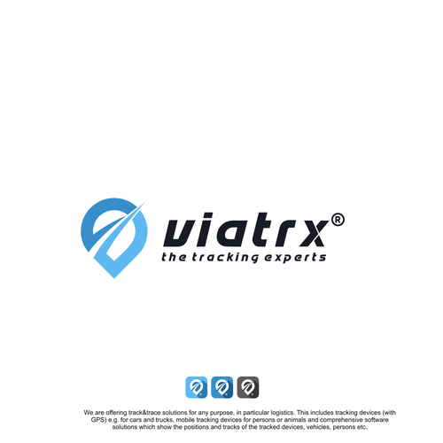 Logo Design for track&trace solution "viatrx" Design by Banaan™