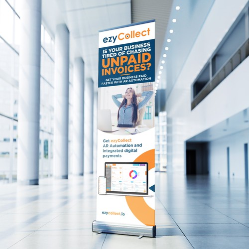 B2B Saas Pull Up Banner for Trade Show Design by icon89GraPhicDeSign