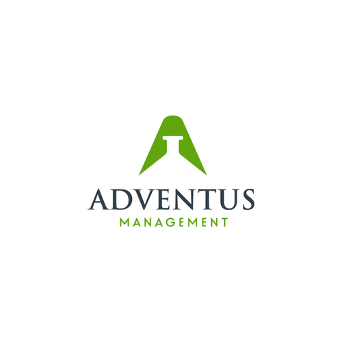 Logo for Adventus Management Design by morabira