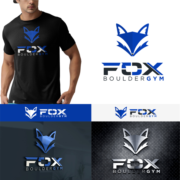Design by dee99_studio titled "Fox Bouldergym logo"