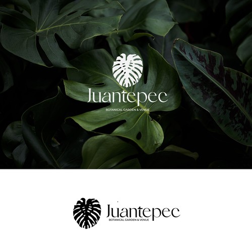 Botanical garden & Venue Logo creation (we would like to use the leaf as a cut out on a steel plaque (with holes in the  Design by Glerm Rubini