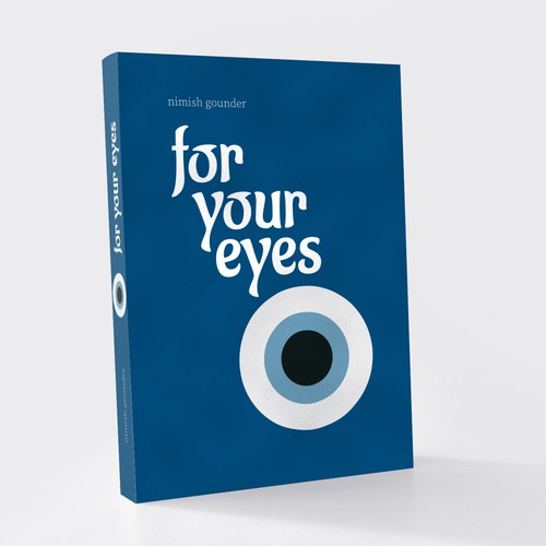 for your eyes- poetry and journal book cover Design by BoredSu