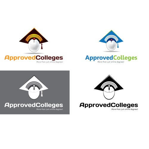 Create the next logo for ApprovedColleges Diseño de Webinputs