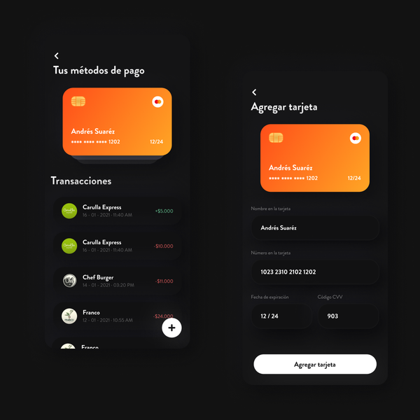 Design by Melui titled "App mobile"