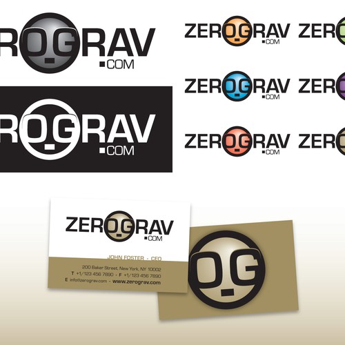 Nice, friendly logo for Zero Grav Design réalisé par IsendoornDesign