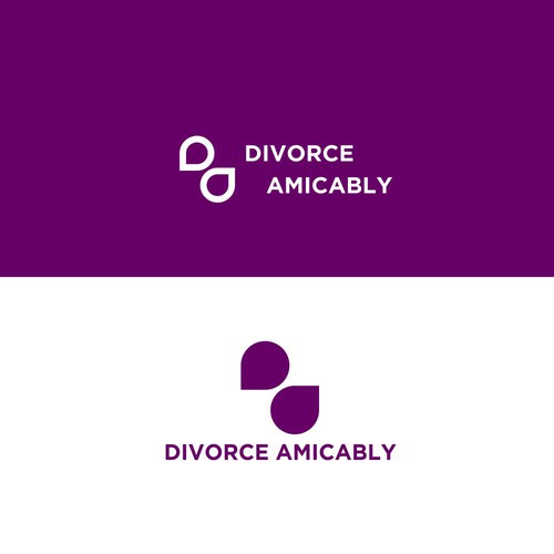 Logo for a new, healthy way for reasonable people to divorce Design by Checkmates
