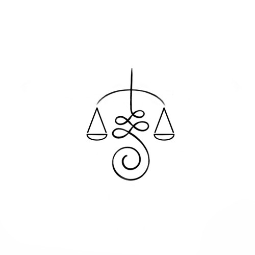 Unalome/Libra Scales Wrist Tattoo Design by LunaMia