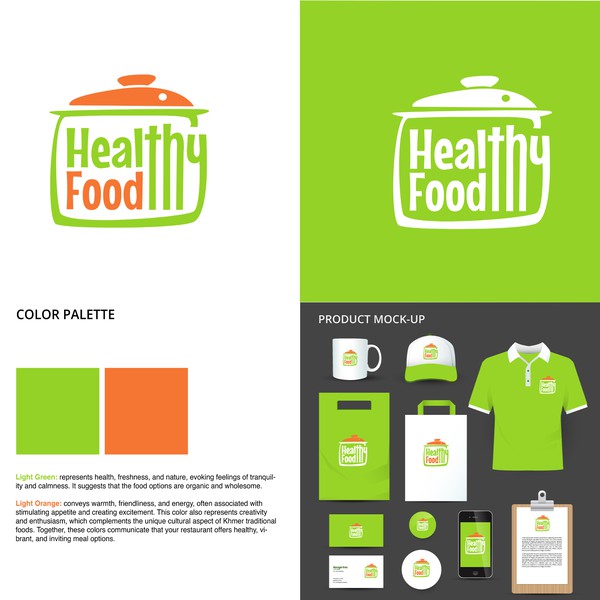 Healthy Food Logo design