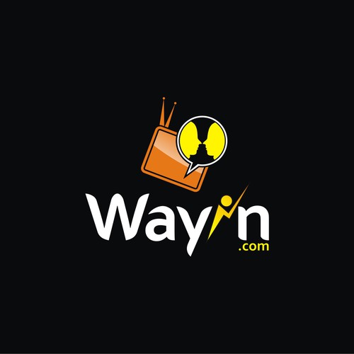 WayIn.com Needs a TV or Event Driven Website Logo Ontwerp door black.white