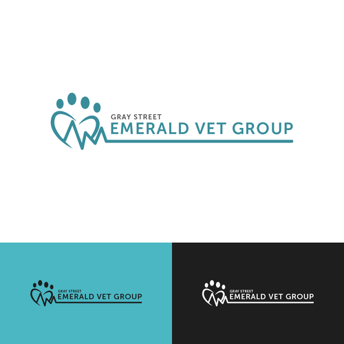 Emerald Vet Group Logo Design by reiffal®