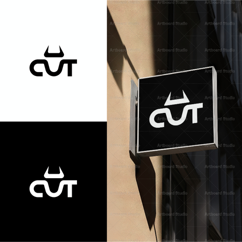 Design creative modern butcher shop logo and slogan Design by Liam Holden.