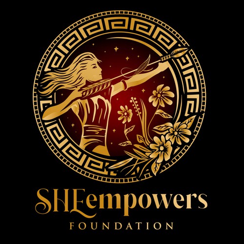 SHEempowers - luxurious design of a woman preferrably in some kind of a circle to appeal to women professionals Design by Jacob Gomes