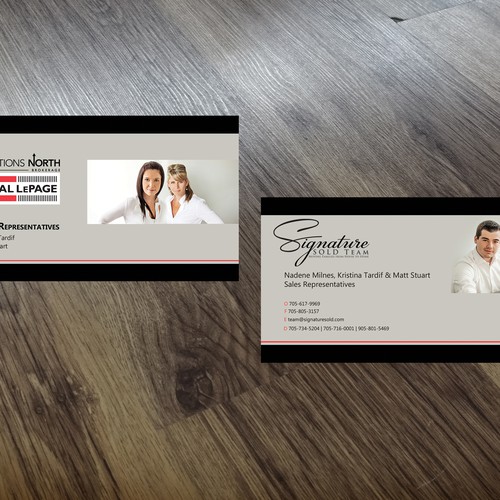 Business Cards for Top Real Estate Team Diseño de Shibbir Ahmad