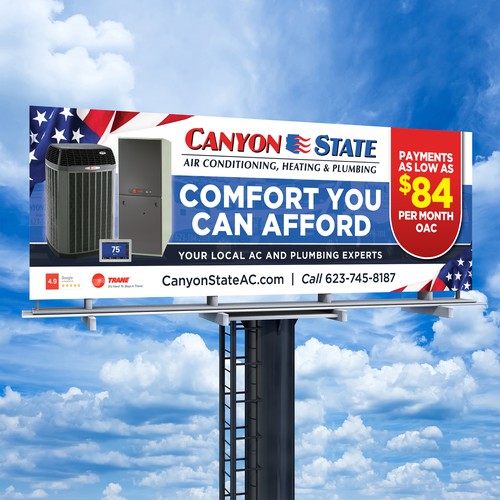 Design An Eye-Catching Billboard For An HVAC Company Design by SoftSkills