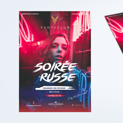 Postal, flyer o impreso propuesta en el concurso por FMedesign