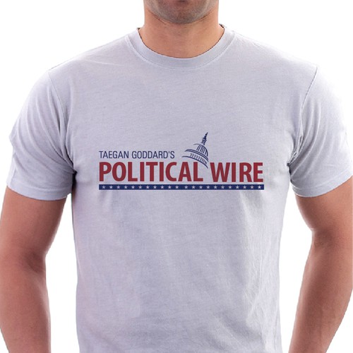 T-shirt Design for a Political News Website Diseño de stormyfuego