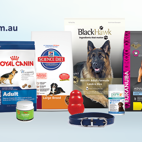 EASY facebook cover photo for an ONLINE PET STORE. Design by LawrenceRed