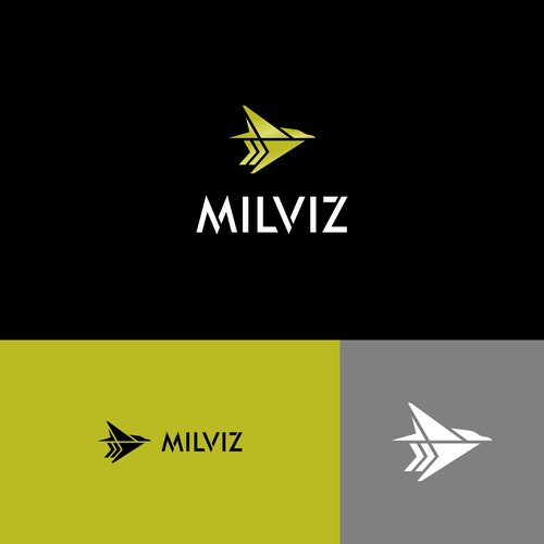 MILVIZ Logo - Producer of Military Flight Simulation Design by Yantoagri