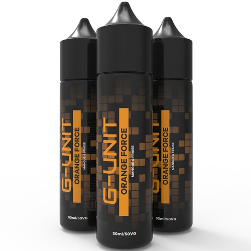 G-UNIT Eliquid need his new label Design by Studio C7