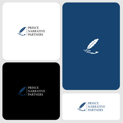 Creative logo design for an executive storytelling firm Design by Nothinged