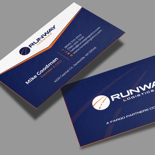Design di Runway Logistics Business Card di Muaz™