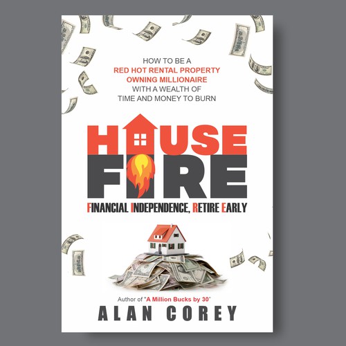 Eye-catching BOOK COVER with REAL ESTATE and EARLY RETIREMENT focus Design by Songv™