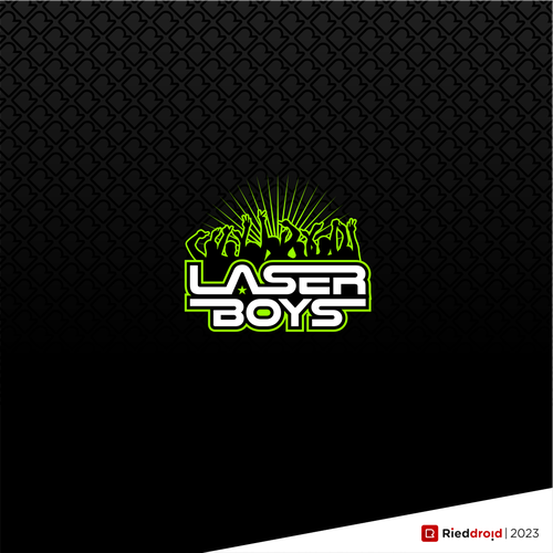 Upbeat logo design for laser-show hire/design company Design by rieddroid.™