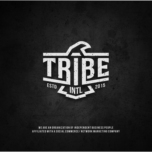 Bold - Edgy logo using tribal symbols {organization name is TRIBE ...