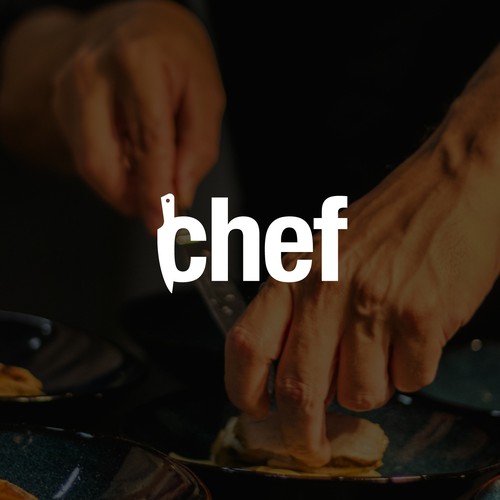 "CHEF": Food & Cooking Social Media Logo Design by k a r a
