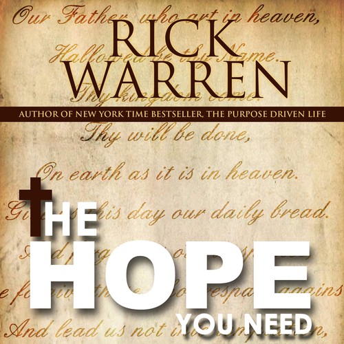 Design Rick Warren's New Book Cover Design von schlotterdesign