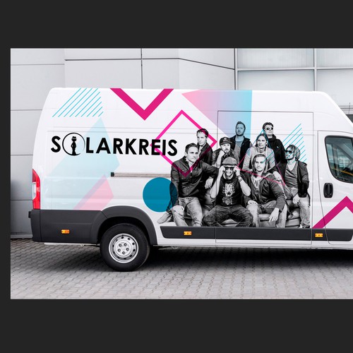 Car, truck or van wrap contest entry by Lora Gross