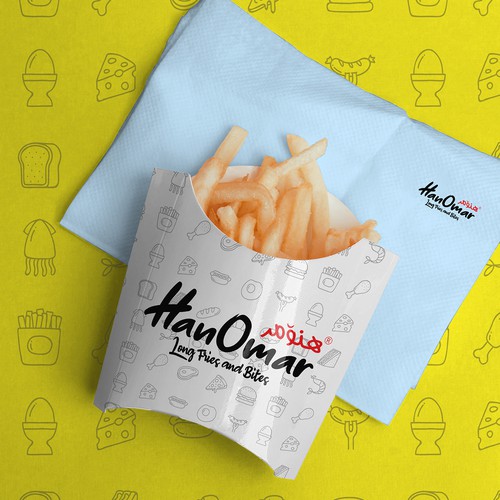 Branding for Fries shop with existing logo Design réalisé par Clicky