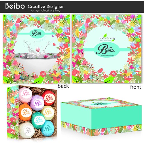 Design a Gift Package for Naturopathy Bath Bombs Réalisé par Heart Favorite Designs