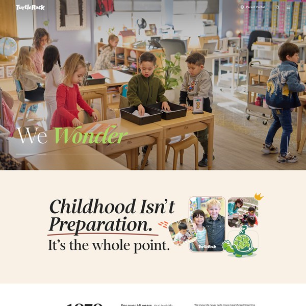 Premier Early Childhood School Website Redesign