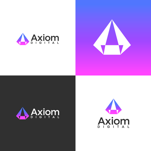 axiom digital logo design Design by Khairul__Islam