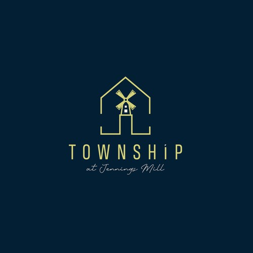 Logo design for new construction rental community of high-end townhomes Diseño de M.s.s