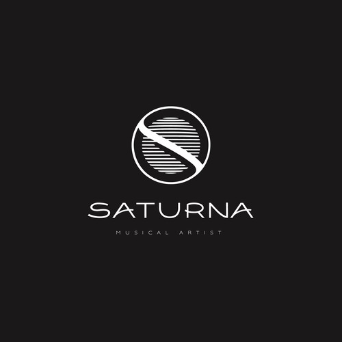 Saturna Logo (Musical Artist Logo) Design by Gorafix_Sun