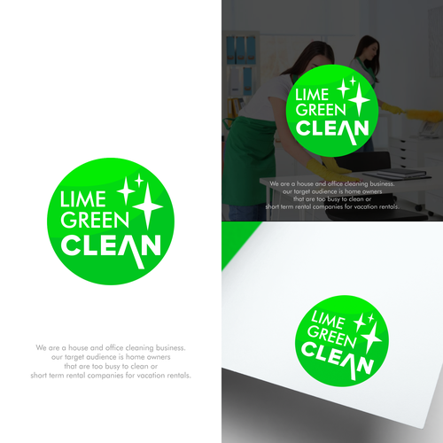 Lime Green Clean Logo and Branding Réalisé par $arah