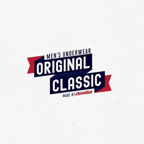 Design the logo for aussieBum's No1 Underwear range; Original Classic Design by SerFer15