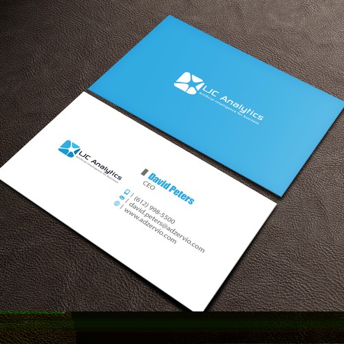 Artificial Intelligence business card | Business card contest