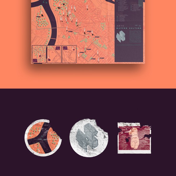 Design realizzato da Ale Art intitolato "Design of a Multifunctional Cultural Guide ARTO"