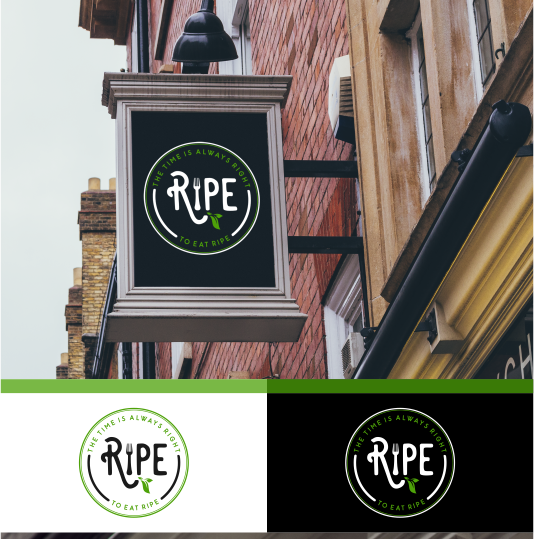 The time is always right to eat RIPE | Logo design contest