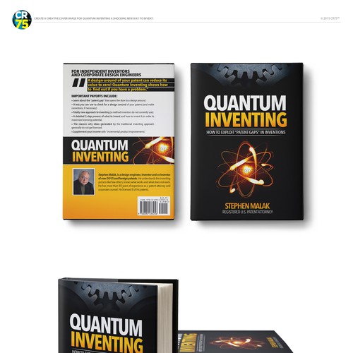 Create a creative cover image for Quantum Inventing a shocking new way to invent. Design by CR75™